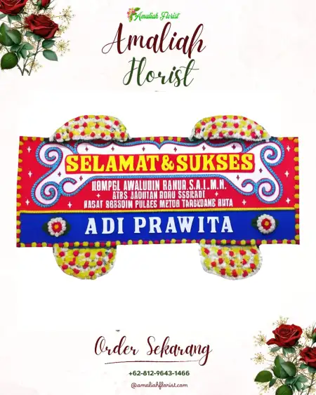 Papan Bunga Ucapan Selamat 2 Ilir